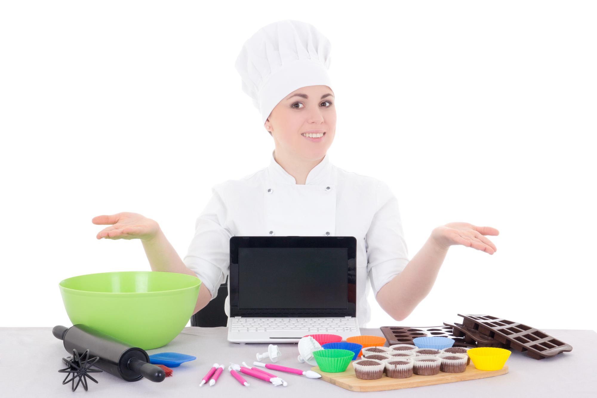 Lezione dal vivo con chef in studio